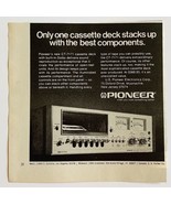 Vintage 1970&#39;s Pioneer Magazine Print Ad CT-7171 Cassette Deck WiFi 5&quot; x 5&quot; - €5,63 EUR