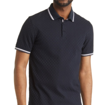 Ted Baker Palos Polo Shirt Mens XXL 6 Black Knit Basket Weave Preppy - $33.67 CAD