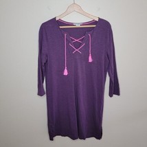 Boden | Purple Lace-up Tunic Top, size US 8 - £18.25 GBP