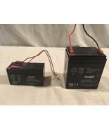 (2) ADT Alarm Keypad Panel Batteries CASIL Sealed Valve Regulated 12V 1.2AH - $492.87 MXN