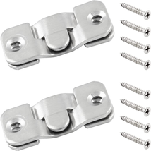 10 Sets Flush Mount Bracket with Screws, Heavy Duty Picture Hangers, Sta... - $12.85
