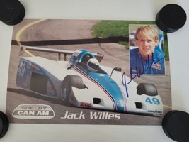 Jack Willes Shelby Can Am Poster - Signed Auto - SCCA Auto Racing - $19.79