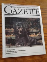 000 VTG March 1989 Pure Bred Gasette Magazine Terrier Cover Dog - £4.78 GBP