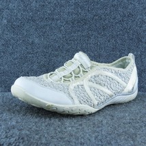 SKECHERS  Women Sneaker Shoes White Synthetic Slip On Size 9 Medium - £19.39 GBP