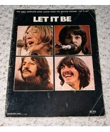 The Beatles Let It Be Movie Songbook Complete Song Album Vintage Warner ... - £117.46 GBP
