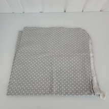 Circo Gray White Polka Dot Cotton Flannel Baby Blanket  - £22.17 GBP