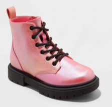 Art Class Kayden Pink Combat Boots Girls - Brand New - $15.94