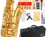 Glory Professional Alto Eb Sax Saxophone Gold Laquer Finish, Alto, Play ... - $246.96