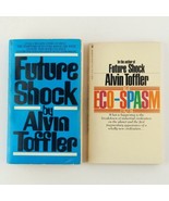 Alvin Toffler Vintage Lot Political Politics Books Eco-Spasm &amp; Future Shock - £23.58 GBP