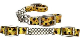 Showman Sunflower Double Chain Nylon Curb Strap - $149.00