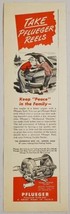 1951 Print Ad Pflueger Skilkast Fishing Reels Enterprise Mfg. Akron,Ohio - £9.39 GBP