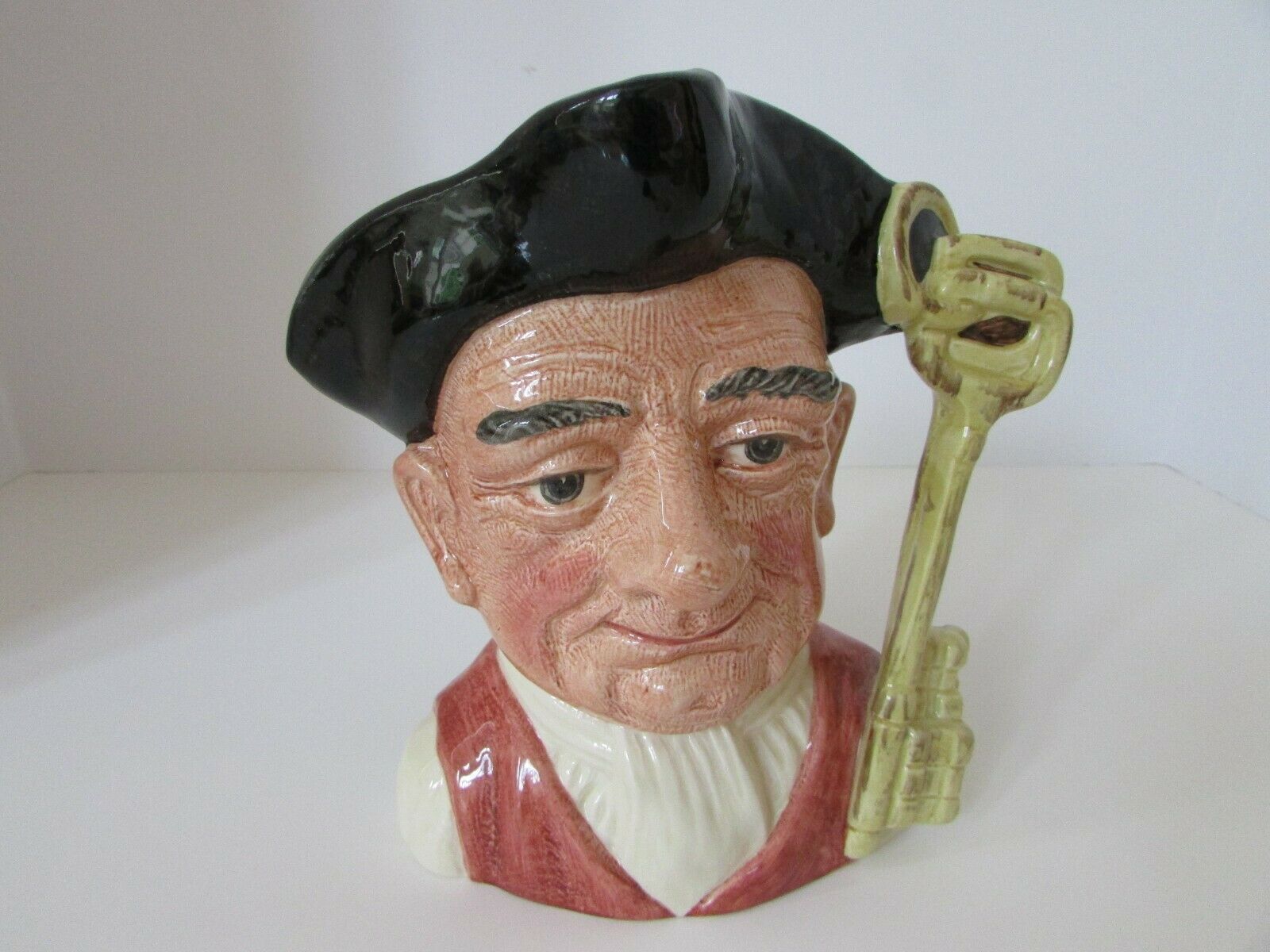 Primary image for ROYAL DOULTON LARGE TOBY JUG GAOLER FROM CHARACTER JUG FROM WILLIAMSBURG D6570 