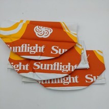 Set of (3) Sunflight Canada Bags Travel Agency Vacations Souvenir Logo  - £45.30 GBP