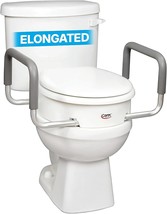 Carex 3.5 Inch Raised Toilet Seat With Handles - For Elongated Toilets,,... - $61.93