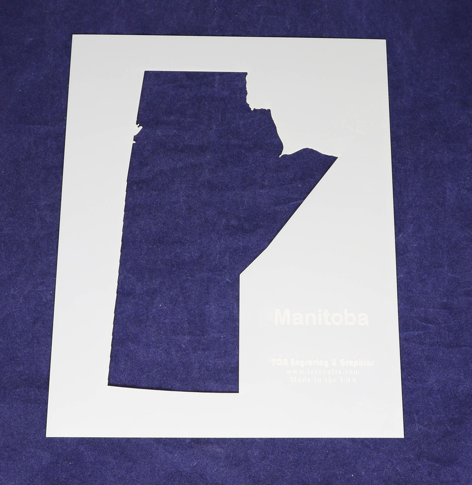 Manitoba Candian Providence  Stencil- 8 x 10 Inch 14 mil Mylar - £12.07 GBP