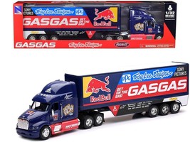 Peterbilt 387 Truck Dark Blue &quot;Red Bull - Troy Lee Designs - GASGAS&quot; 1/32 Dieca - £63.77 GBP