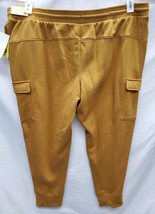  All in Motion Men's XXL Brown Cotton Tapered Fleece Cargo Joggers  image 3