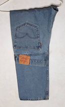 LEVI&#39;S Red Tab 505 Regular Fit Blue Jeans tag 36 x 29 - £19.77 GBP