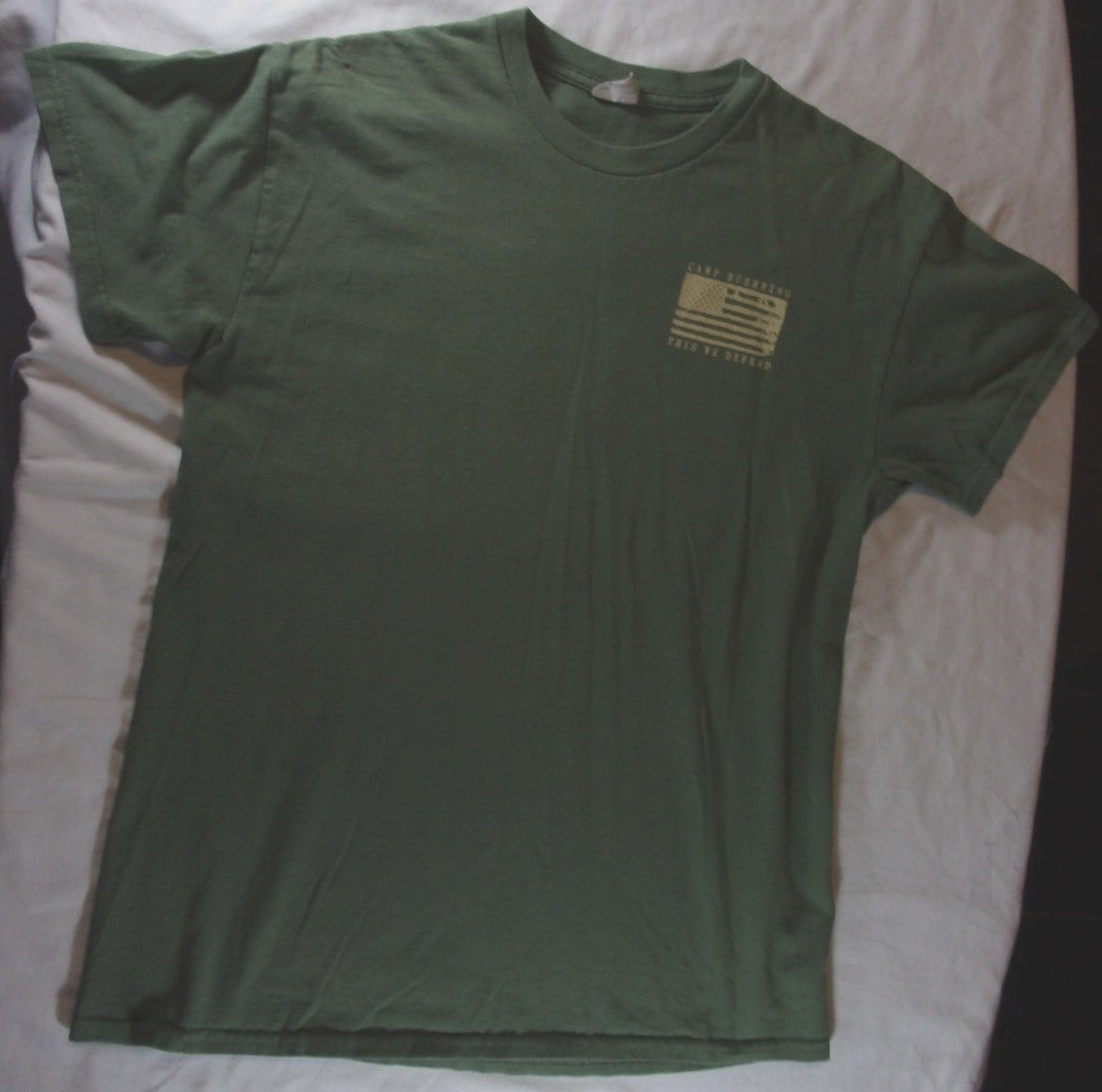 CAMP BUEHRING (Udairi ) Kuwait THIS WE DEFEND T SHIRT DISCONTINUED SIZE MEDIUM - $37.25