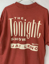 Vintage The Tonight Show T Shirt Jay Leno NBC Studios Single Stitch XL USA 90s - £27.40 GBP
