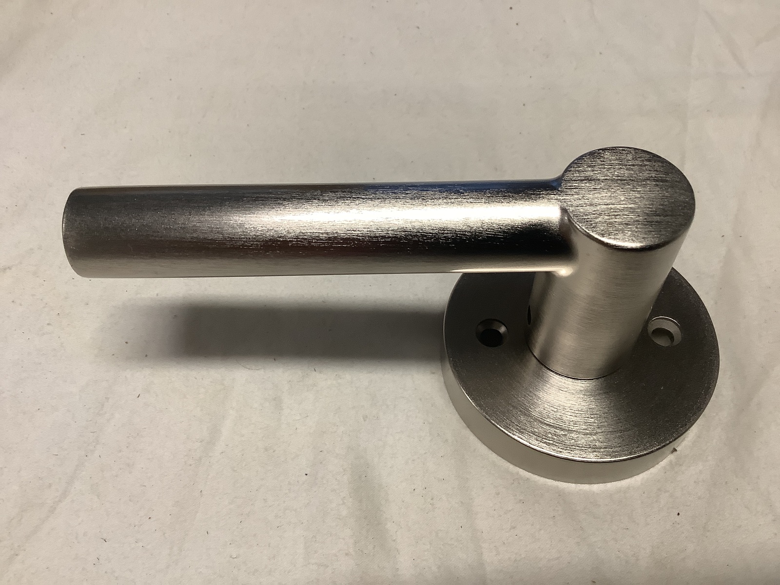 Signature Hardware 466711 Ewing Dummy Door Round Rod Lever Handle - Brus... - $22.90