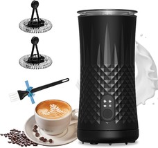 4 in 1 Electric Milk Frother and Steamer, Automatic Milk Frother and Mil... - £14.68 GBP