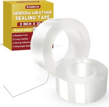 Pack of 2 Bondtech Transparent Window Weather Sealing Tape 2 inch x 33 Feet - $9.90