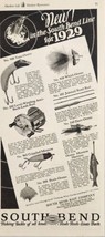 1929 Print Ad South Bend Fishing Reels,Rods,Flies &amp; Lures South Bend,Indiana - £14.33 GBP