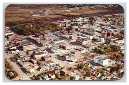 Aerial View Business Section Lethbridge Alberta Canada UNP Chrome Postcard S15 - $3.51