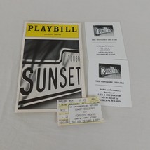 LOT Sunset Blvd Playbill Stub Insert May 1995 Glenn Close Alan Campbell ... - $7.85