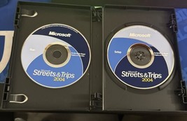 MICROSOFT OFFICE Streets &amp; Trips 2004 CD-ROM 2-Disc SET Customizable Map... - $14.01
