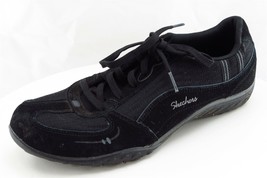 Skechers Women Size 8.5 M Black Running Leather 22459 - £15.83 GBP