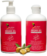 Raw African | Argan Oil Shampoo &amp; Conditioner | Moisturizing | Nourishing | Dry  - £52.27 GBP