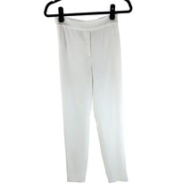 Elie Tahari Womens Dress Pants Tuxedo Stripe Pull On Straight Leg White 0 - $12.59