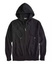 Charter Club 100% Cashmere Zip Hoodie Cardigan Sweater Black 3X - $59.40