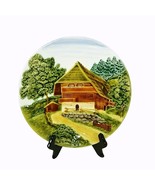 Decorative Plate Country Cottage Raised Relief Made in Germany Ready to ... - $563.57 MXN