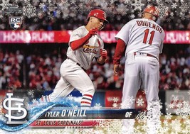 2018 Topps Holiday #HMW101 Tyler O&#39;Neill RC Rookie Card St. Louis Cardinals ⚾ - £0.66 GBP