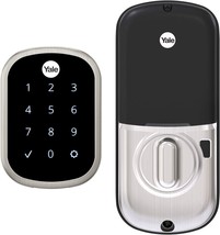 Key-Free Touchscreen Door Lock In Satin Nickel From Yale Assure Lock Sl. - £162.67 GBP