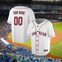 Boston Red Sox Custom Baseball Jersey Personalized Name Number Birthday ... - £21.32 GBP+