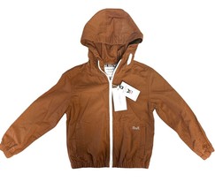 Denim &amp; Flower Kids&#39; Jacket Full Zip Hooded Long Sleeve Size 5/6 100% Cotton - £11.81 GBP