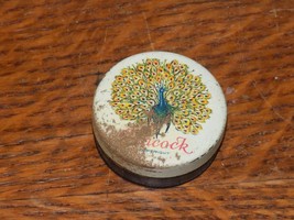 Vintage Peacock Tin Empty Condom Tin - €46,31 EUR