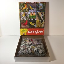 Springbok 500 Piece Jigsaw Puzzle Songbird Symphony Birds 20&quot;x20&quot; Cardin... - £13.42 GBP