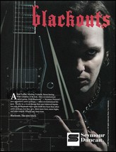 Children of Bodom Alexi Laiho Seymour Duncan Blackouts guitar pickups ad print - £3.38 GBP