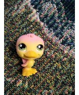 Littlest Pet Shop Baby Chick Bird # 290 Chicken Duck Yellow &amp; Pink Blushing - £10.16 GBP