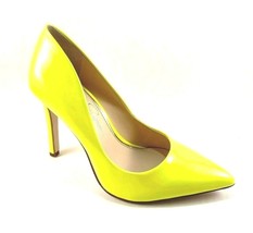 Jessica Simpson Cassani Yellow Shock Patent Pointy High Heel Pumps - £37.45 GBP