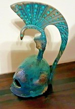Greek Helmet Ancient Greece Protect Warriors in Bronze Handmade in Greece - £17.05 GBP