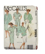 McCalls 9565 Vintage Sewing Pattern Size D 8-22 Uncut - $142.15 MXN
