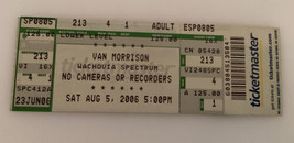 Van Morrison Full Concert Ticket 8/5 200606 Wachovia Spectrum Philadelph... - $19.12