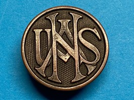 WWI, U.S. ARMY, UNITED STATES NATIONAL ARMY, ENLISTED COLLAR DISK, TYPE 1 - $226.68 MXN