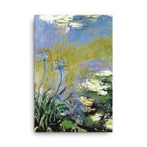 Claude Monet Agapanthus, 1914-17.jpg Canvas Print - £79.15 GBP+
